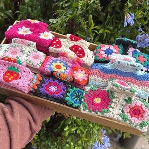 PICK TWO! Crochet hair clips